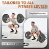 image:imageFitvids 2 Inch Olympic Barbell Weight Plates 25 LB to 45 LB Plates for Home Gym Strength Training Triplehandle Design10LBS Set of 4