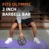 image:imageFitvids 2 Inch Olympic Barbell Weight Plates 25 LB to 45 LB Plates for Home Gym Strength Training Triplehandle Design10LBS Set of 4