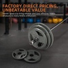 image:imageFitvids 2 Inch Olympic Barbell Weight Plates 25 LB to 45 LB Plates for Home Gym Strength Training Triplehandle Design10LBS Set of 4