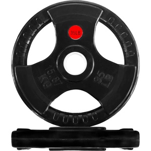 image:imageFitvids Olympic Cast Iron 2Inch Weight Plate for Strength Training amp Weightlifting Home Gym Multiple Weights Available35LB Pair