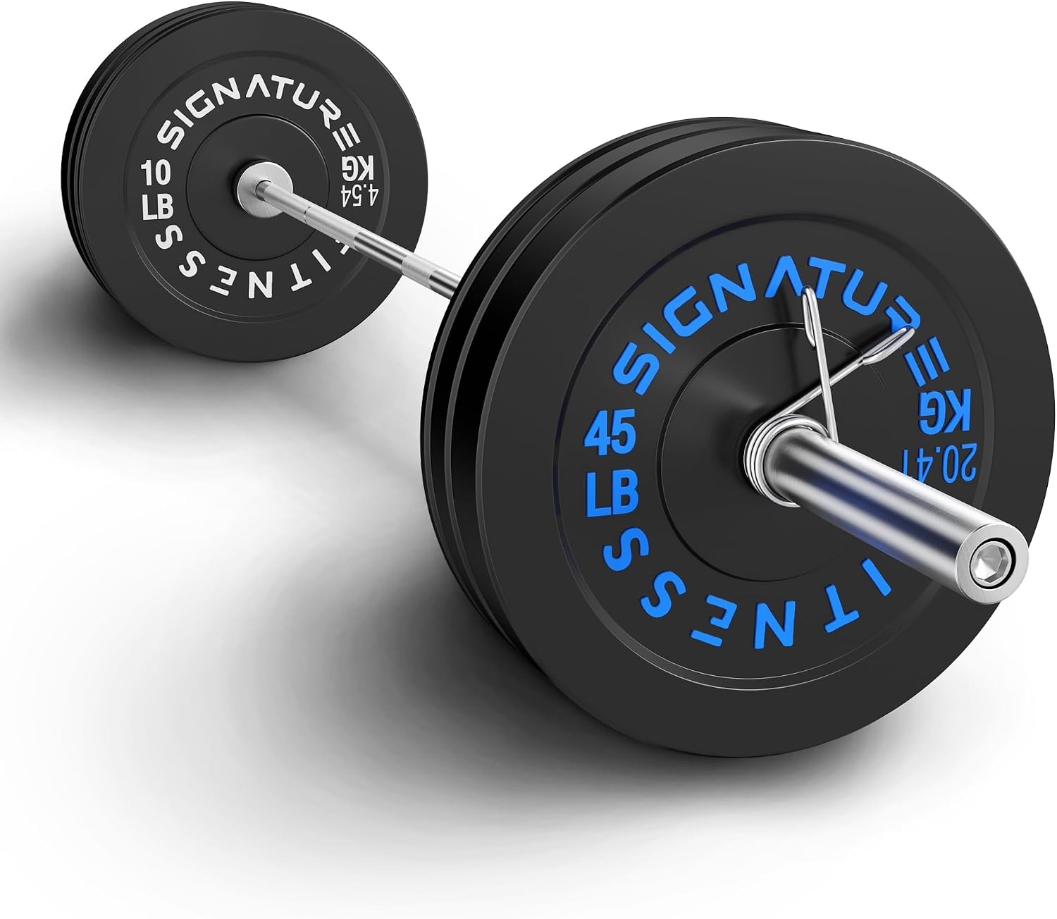 image:imageFitvids 2Inch Olympic Rubber Weight Plates Sets Bumper Plates Set Barbell for Strength Training 160370 Lbs Multiple OptionsColored