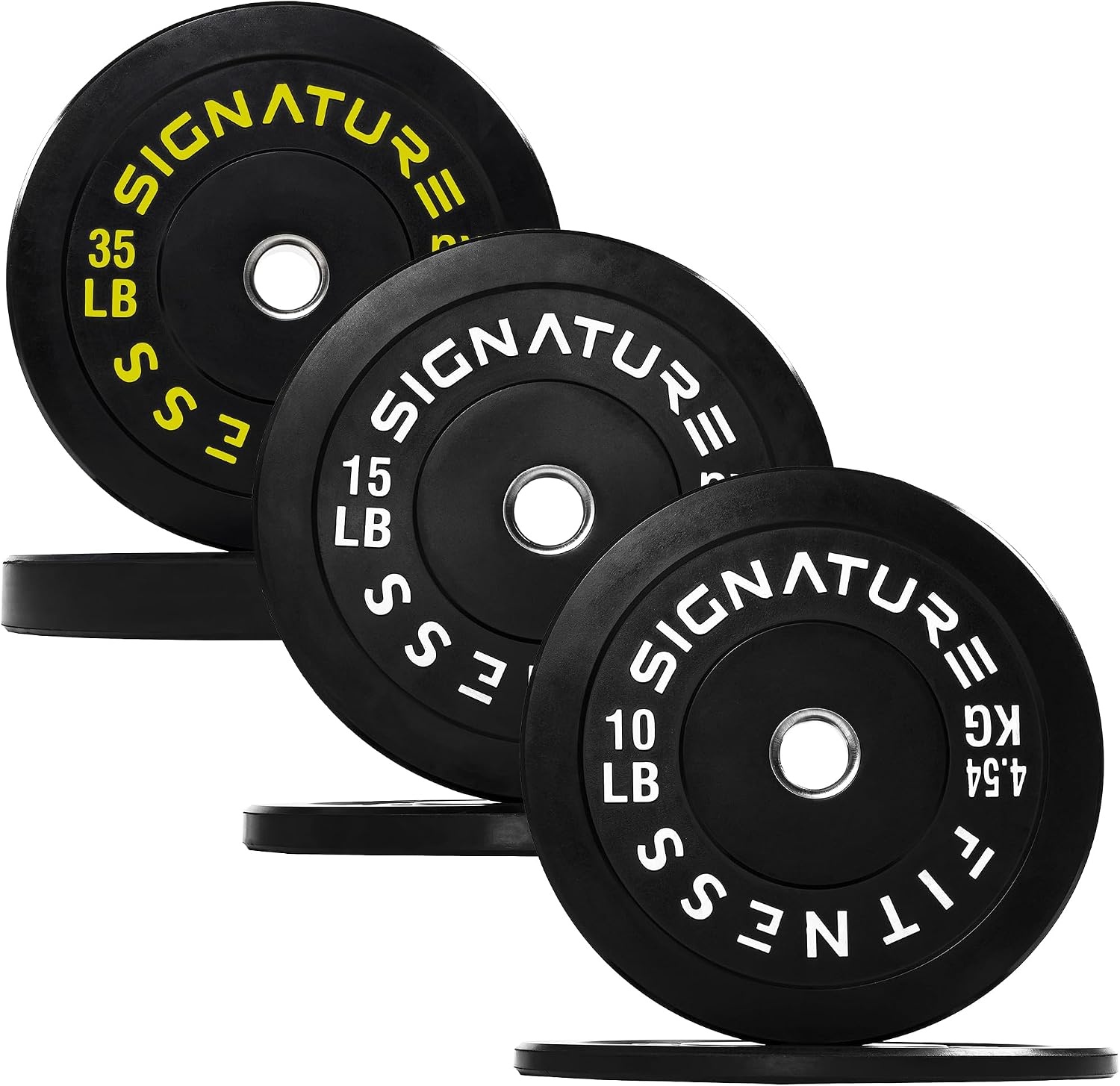 image:imageFitvids 2Inch Olympic Rubber Weight Plates Sets Bumper Plates Set for Strength Training 50370 Lbs Multiple OptionsColored