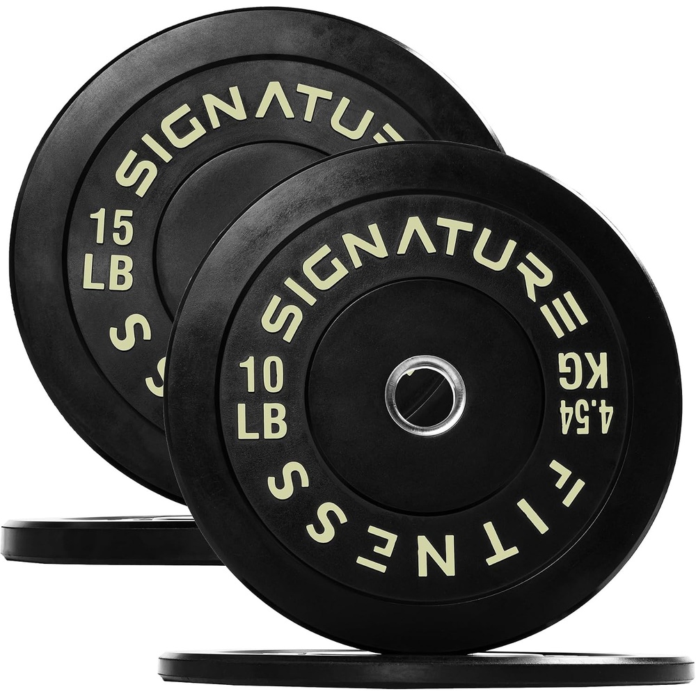 image:imageFitvids 2Inch Olympic Rubber Weight Plates Sets Bumper Plates Set for Strength Training 50370 Lbs Multiple OptionsColored