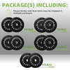 image:imageFitvids 2Inch Olympic Rubber Weight Plates Sets Bumper Plates Set Barbell for Strength Training 160370 Lbs Multiple OptionsBlack