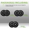 image:imageFitvids 2Inch Olympic Rubber Weight Plates Sets Bumper Plates Set Barbell for Strength Training 160370 Lbs Multiple OptionsBlack