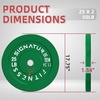 image:imageFitvids 2Inch Olympic Rubber Weight Plates Sets Bumper Plates Set Barbell for Strength Training 160370 Lbs Multiple OptionsColored