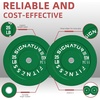 image:imageFitvids 2Inch Olympic Rubber Weight Plates Sets Bumper Plates Set Barbell for Strength Training 160370 Lbs Multiple OptionsColored