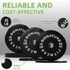 image:imageFitvids 2Inch Olympic Rubber Weight Plates Sets Bumper Plates Set for Strength Training 50370 Lbs Multiple OptionsBlack