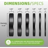 image:imageFitvids 2Inch Olympic Rubber Weight Plates Sets Bumper Plates Set for Strength Training 50370 Lbs Multiple OptionsBlack