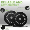 image:imageFitvids 2Inch Olympic Rubber Weight Plates Sets Bumper Plates Set for Strength Training 50370 Lbs Multiple OptionsBlack