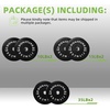image:imageFitvids 2Inch Olympic Rubber Weight Plates Sets Bumper Plates Set for Strength Training 50370 Lbs Multiple OptionsBlack