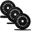 image:imageFitvids 2Inch Olympic Rubber Weight Plates Sets Bumper Plates Set for Strength Training 50370 Lbs Multiple OptionsBlack