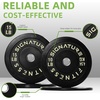 image:imageFitvids 2Inch Olympic Rubber Weight Plates Sets Bumper Plates Set for Strength Training 50370 Lbs Multiple OptionsColored