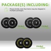 image:imageFitvids 2Inch Olympic Rubber Weight Plates Sets Bumper Plates Set for Strength Training 50370 Lbs Multiple OptionsColored