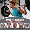image:imageFitvids 2Inch Olympic Rubber Weight Plates Sets Bumper Plates Set with Barbell for Strength Training