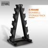 image:imageFitvids AFrame Dumbbell Weight Rack Vertical Storage Rack for Dumbbells Weight Stand Only for Home Gym Space SaverAFrame  5Tier