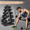 image:imageFitvids AFrame Dumbbell Weight Rack Vertical Storage Rack for Dumbbells Weight Stand Only for Home Gym Space SaverAFrame  5Tier rack only