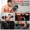 image:imageFitvids Adjustable Dumbbell Set 4060LBS Free Weight Set MultiFunctional Portable Changeable Dumbbell Barbell Kettlebell Set for Home Multiple Style40LBS Set  4in1