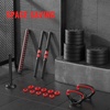 image:imageFitvids Adjustable Dumbbell Set 4060LBS Free Weight Set MultiFunctional Portable Changeable Dumbbell Barbell Kettlebell Set for Home Multiple Style60LBS Set  4in1