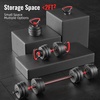 image:imageFitvids Adjustable Dumbbell Set 4060LBS Free Weight Set MultiFunctional Portable Changeable Dumbbell Barbell Kettlebell Set for Home Multiple Style60LBS Set  4in1