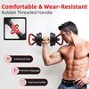 image:imageFitvids Adjustable Dumbbell Set 4060LBS Free Weight Set MultiFunctional Portable Changeable Dumbbell Barbell Kettlebell Set for Home Multiple Style60LBS Set  4in1