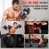 image:imageFitvids Adjustable Dumbbell Set 4060LBS Free Weight Set MultiFunctional Portable Changeable Dumbbell Barbell Kettlebell Set for Home Multiple Style60LBS Set  4in1