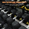 image:imageFitvids Hex Dumbbells Rubber Coated Hand Weights for Exercises and Fitness Home Gym 550 LB Pair50LBS Pair