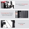 image:imageFitvids Home Gym Equipment with 160 lbs Weight Stack Multifunctional Full Body Workout Machine with Pulley System amp Leg Press Adjustable 5Angle Butterfly Press Workout Station for Apartment GarageBlack