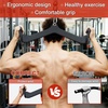 image:imageFitvids LAT Pulldown Attachments 5 Pieces Cable Machine Rowing Bar Set Back Bicep Curl Tricep Lat Pull Down Strength Training Handles Home Gym Fitness Cable Attachments with NonSlip Rubber CoatingGraphite