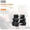 image:imageFitvids Rubber Encased Hex Dumbbell Set Contoured Handle for Muscle Toning Strength Building amp Full Body Workout 60LB 100LB 150LB and 550LB Set60LB Set 51015LB Pairs