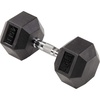 image:imageFitvids Hex Dumbbells Rubber Coated Hand Weights for Exercises and Fitness Home Gym 550 LB PairSingle  45LBS