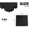 image:imageElevon Puzzle Exercise Gym Flooring Mat EVA Interlocking Foam Tiles Workout Mat for Home Gym Fitness Equipment MMA Gymnastics ShockAbsorbing Exercise Mat MultiColorBlack