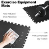 image:imageElevon Puzzle Exercise Gym Flooring Mat EVA Interlocking Foam Tiles Workout Mat for Home Gym Fitness Equipment MMA Gymnastics ShockAbsorbing Exercise Mat MultiColorBlack