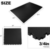 image:imageElevon Puzzle Exercise Gym Flooring Mat EVA Interlocking Foam Tiles Workout Mat for Home Gym Fitness Equipment MMA Gymnastics ShockAbsorbing Exercise Mat MultiColorBlack
