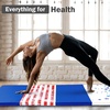 image:imageFitvids Folding Exercise Aerobics Mat 4x10x3 Extra Thick High Density Anti Tear Gymnastics Gym Folding Exercise Aerobics Mats for MMA Stretching Cheerleading Martial Arts Gymnastic Blue