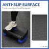 image:imageFitvids 18 Aerobic Step Platform Workout Stepper with Adjustable 2 Stackable Risers 3 55 for Home Gym Small Space Exercise Step Multiple Option