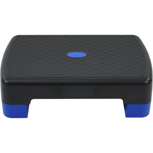 image:imageFitvids 18 Aerobic Step Platform Workout Stepper with Adjustable 2 Stackable Risers 3 55 for Home Gym Small Space Exercise Step Multiple Option