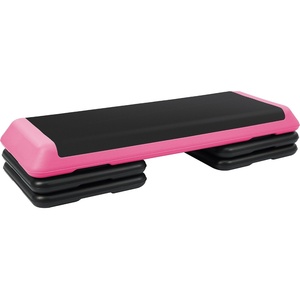 image:imageFitvids Step Aerobic Platform Exercise Step with 5 levels Adjustable Height 4 Stackable Risers Fitness Training Workout Stepper for Home Gym Cardio Strength Multiple Options