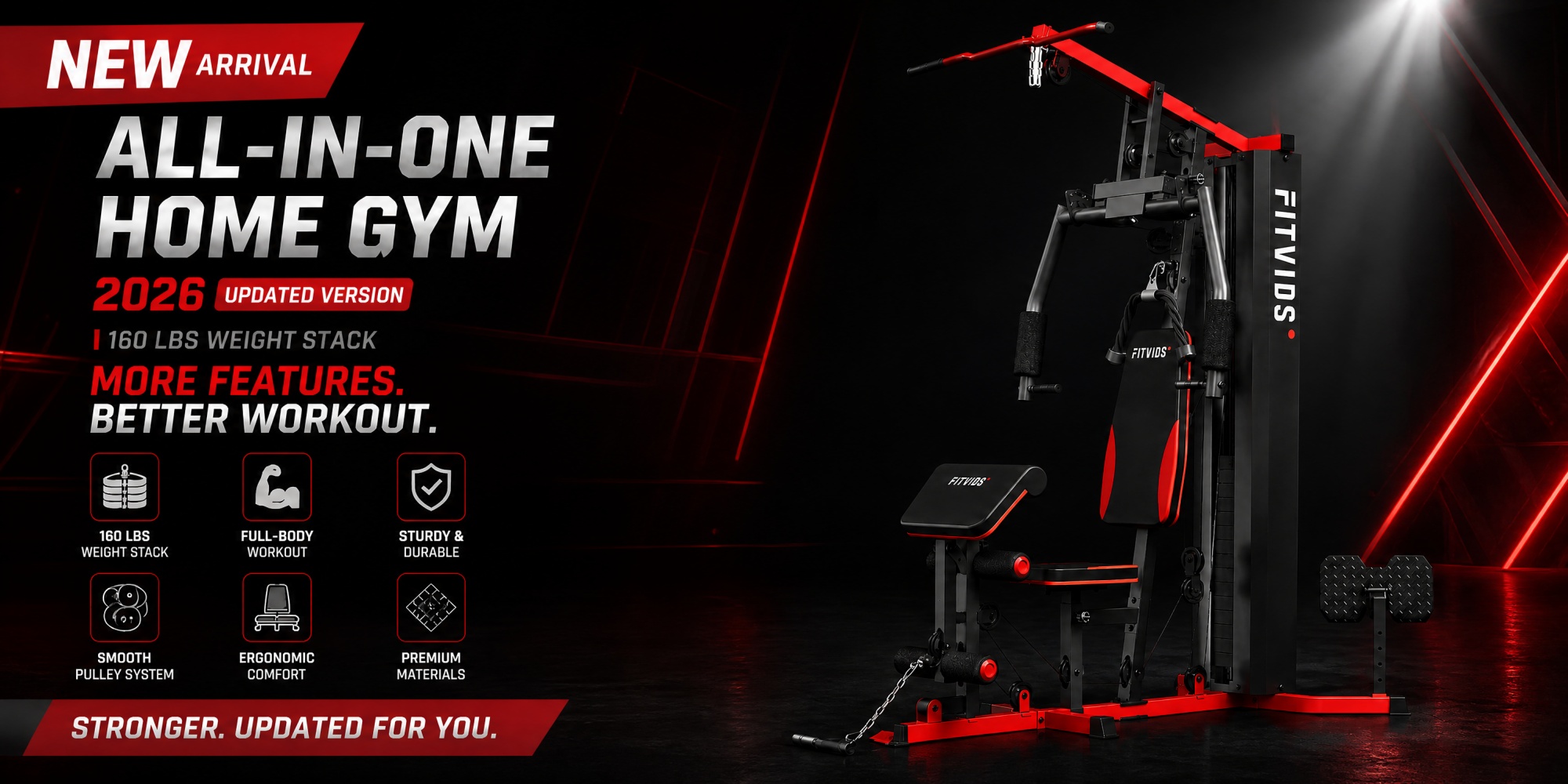 Fitvids – Home Gym Equipment, Adjustable Dumbbells, Kettlebells, Yoga Mats & Plyo Boxes | Fitness Gear for Every Level