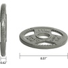 image:imageFitvids 2Inch Olympic Cast Iron Plate Weight Plate for Strength Training Weightlifting and Crossfit Multiple Sizes5LB Set of 4