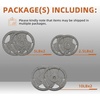 image:imageFitvids 2Inch Olympic Cast Iron Plate Weight Plate for Strength Training Weightlifting and Crossfit Multiple SizesSet 35LB 2x 25510LB