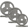 image:imageFitvids 2Inch Olympic Cast Iron Plate Weight Plate for Strength Training Weightlifting and Crossfit Multiple SizesSet 35LB 2x 25510LB