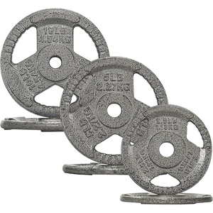 image:imageFitvids 2Inch Olympic Cast Iron Plate Weight Plate for Strength Training Weightlifting and Crossfit Multiple SizesSet 35LB 2x 25510LB